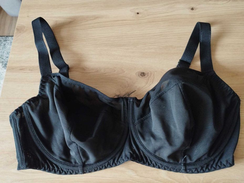 Biustonosz Gorteks czarny 85G Valentina
