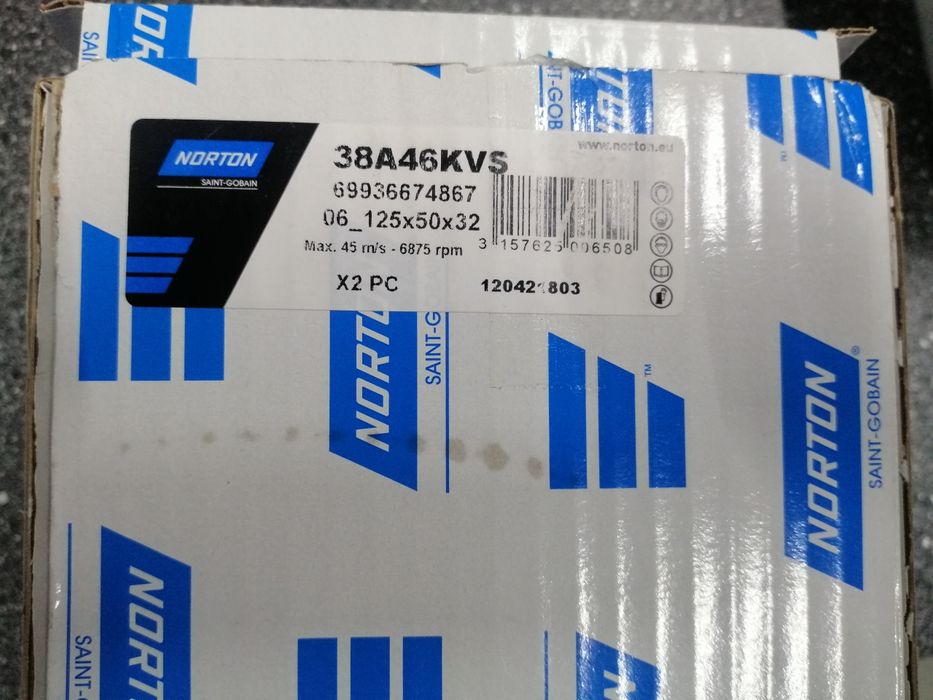 Ściernica Garnkowa "Norton" 125×50×32