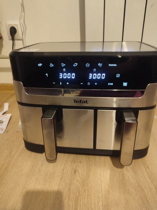 Продам аерофритюрниця tefal dual easy fry & grill  ey905d10