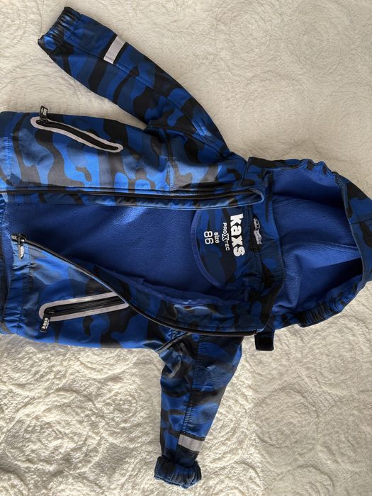 Kaxs kurtka softshell niebieskie moro 86
