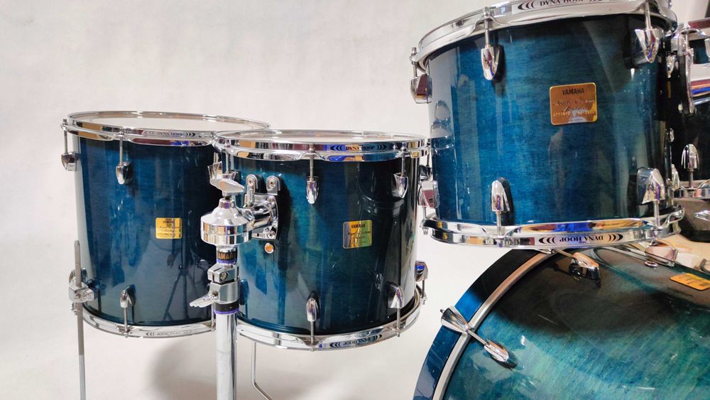 Yamaha Maple Custom Absolute Sea Blue 10,12,14,22" Made in Japan