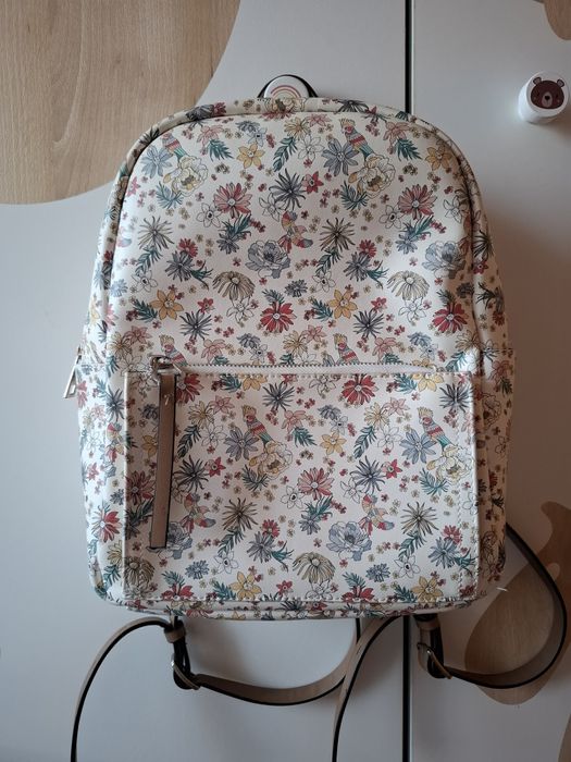 Plecak damski pojemny egzotyczna grafika parfois