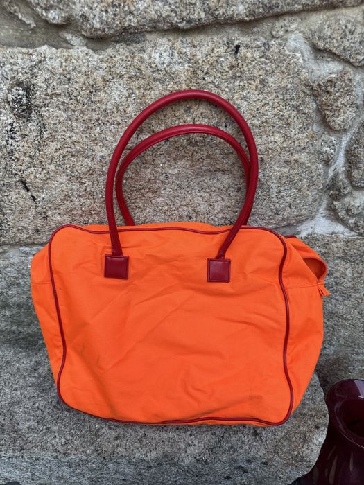 Saco a tiracolo cor de laranja