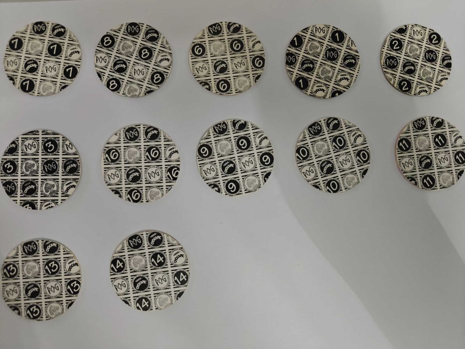 Lote 12 POGs Caps Nestlé Chocapic (Anos 90) - Cão Pico - Impecáveis