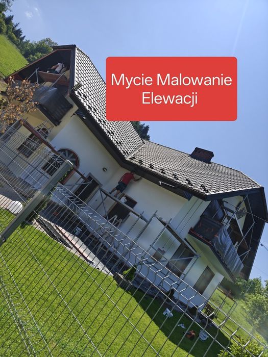 Mycie malowanie elewacji
