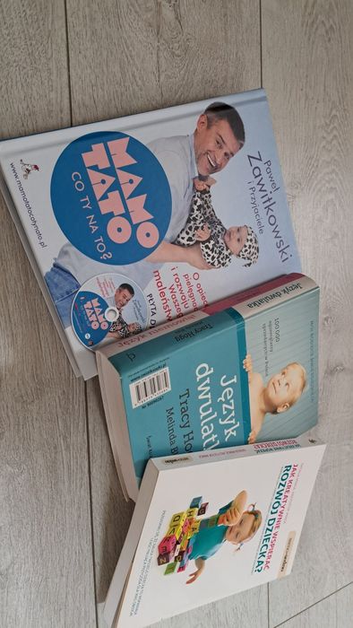 Książki język dwulatka i język niemowląt, mamo tato co ty na to