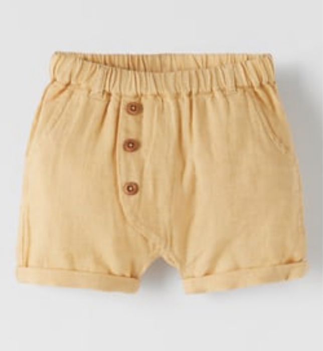 Dziecięce spodenki alladynki z guzikami rozm.110, zara