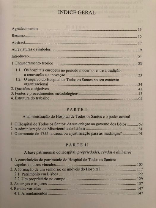 Hospital de Todos os Santos/ Alentejo entre o Antigo Regime e a Regeneração