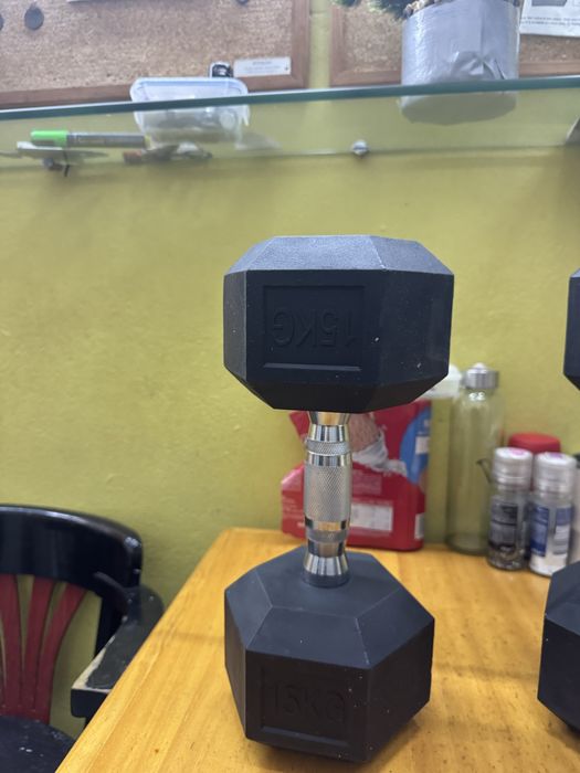 Halteres de 15 kg (par)
