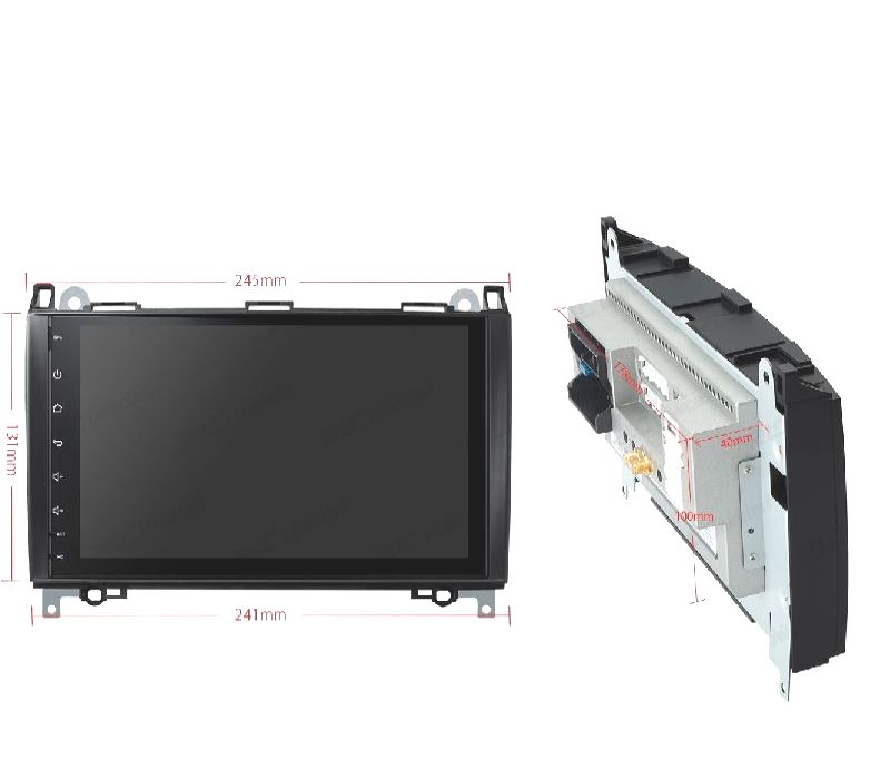 AUTO RADIO GPS ANDROID 14 64GB PARA MERCEDES A 04-12 B 05-11 VITO VIANO 06-14 SPRINTER 06-12