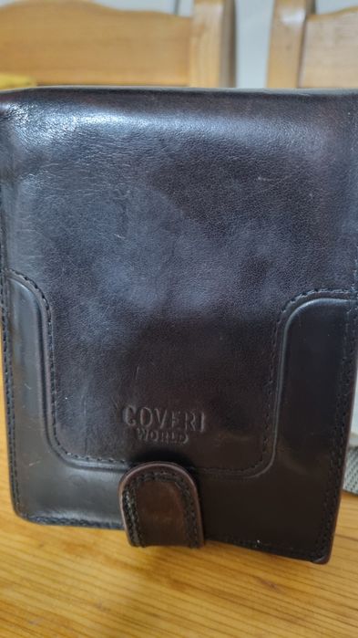 Wielofunkcyjny portfel skórzany Coveri World..