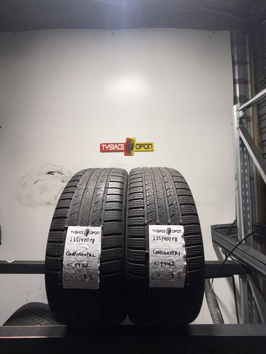 2x Continental allseason 235/40 R18 całoroczne 8.2mm DOT 4817