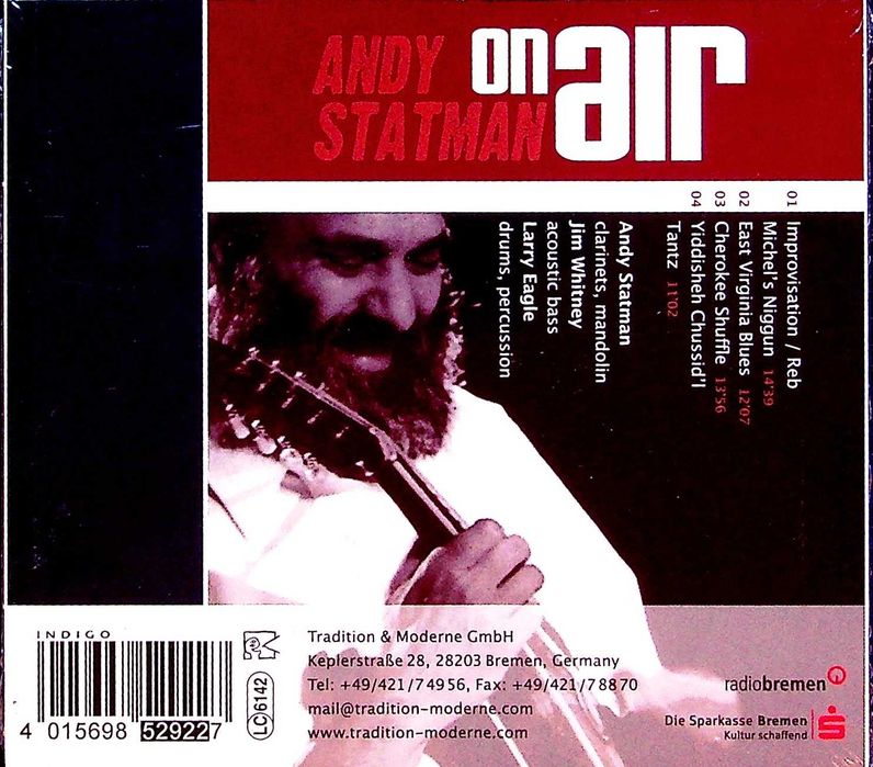 Andy Statman, On Air, nowa w folii