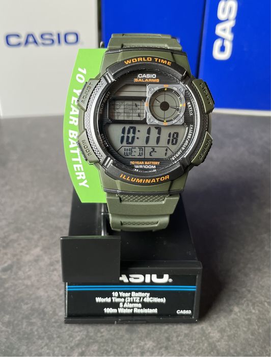 Годинник Casio AE-1000W-3A новий оригінальний тактичний
