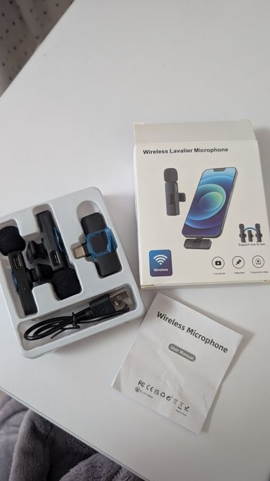 Бездротовий мікрофон для телефону, парний