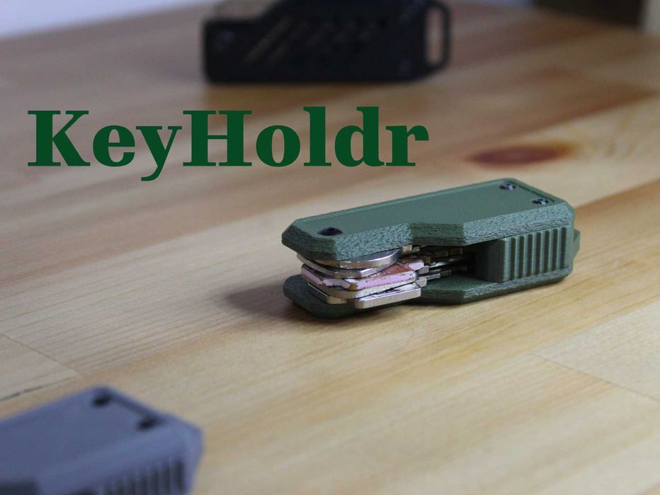 Organizador de chaves compacto e silencioso – impressão 3D, novo