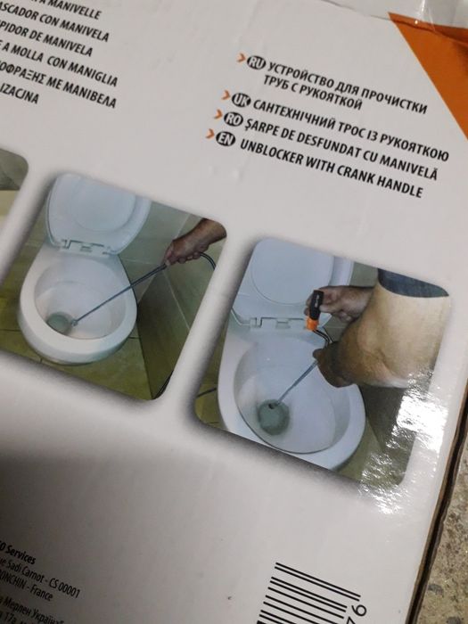 Desentupidor manivela