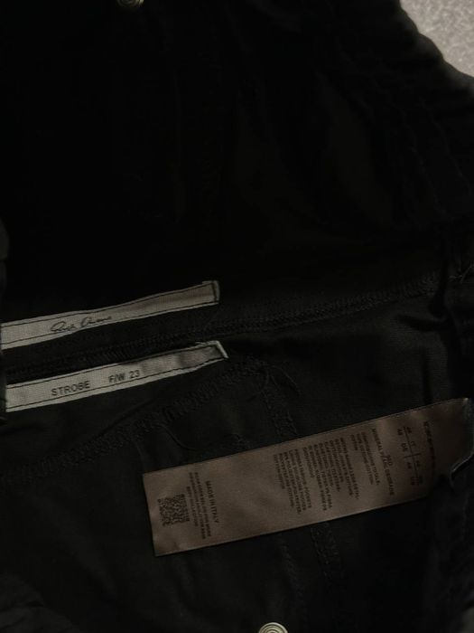Rick Owens drkshdw bella leather cargo waxed кожаные джинсы штани М Л