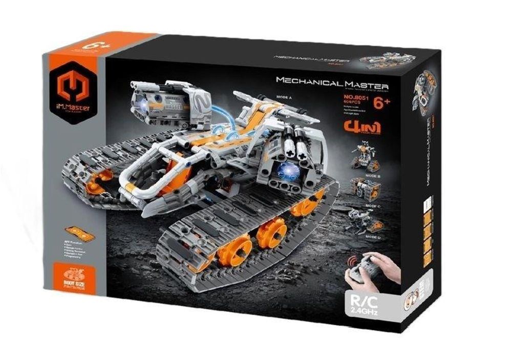 Klocki R/C Łazik 4w1/604el