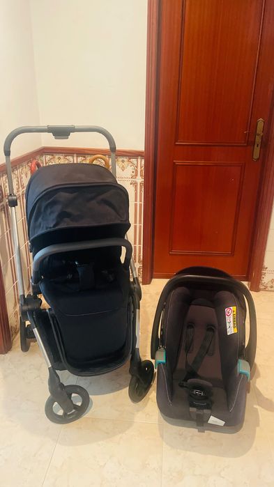 Carrinho bebé + Ovo Recaro Sadena