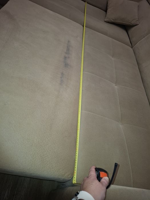 Kanapa naroznik bezowy