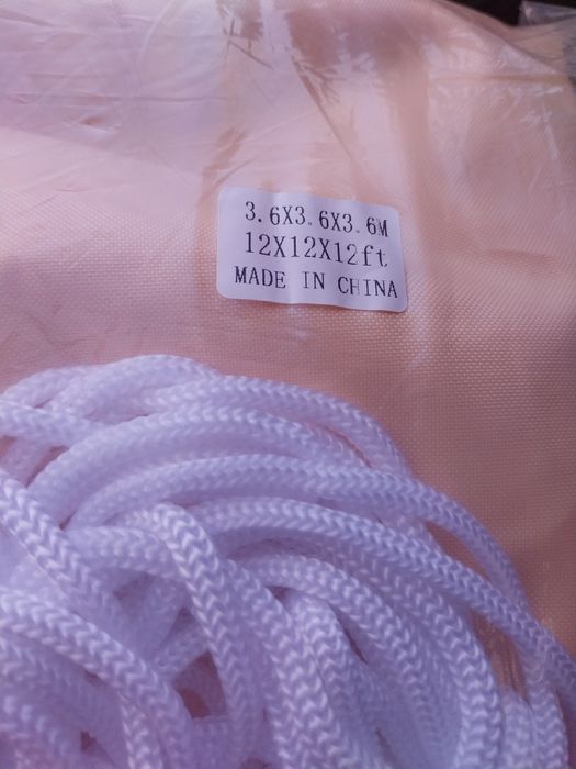 2x Toldos vela triangular 3.60 m - cor areia