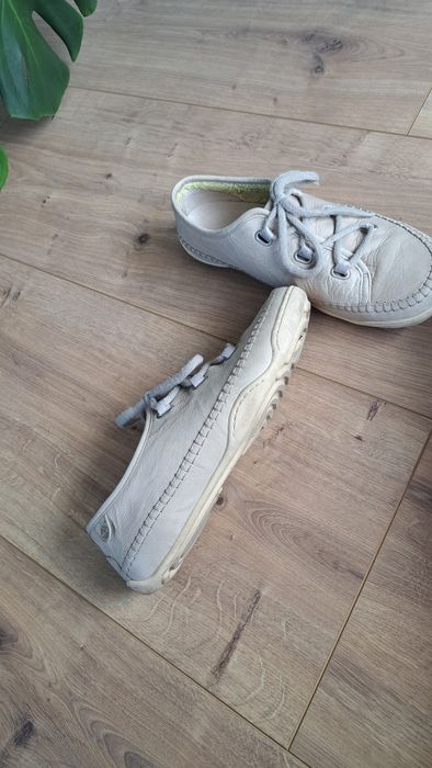 Skórzane buty damskie Timberland