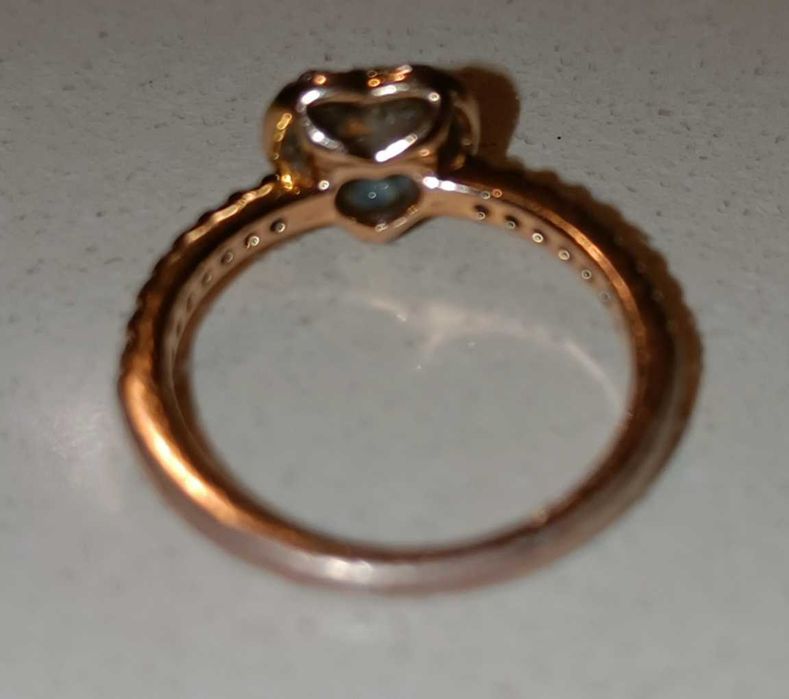 Anel coração da pandora