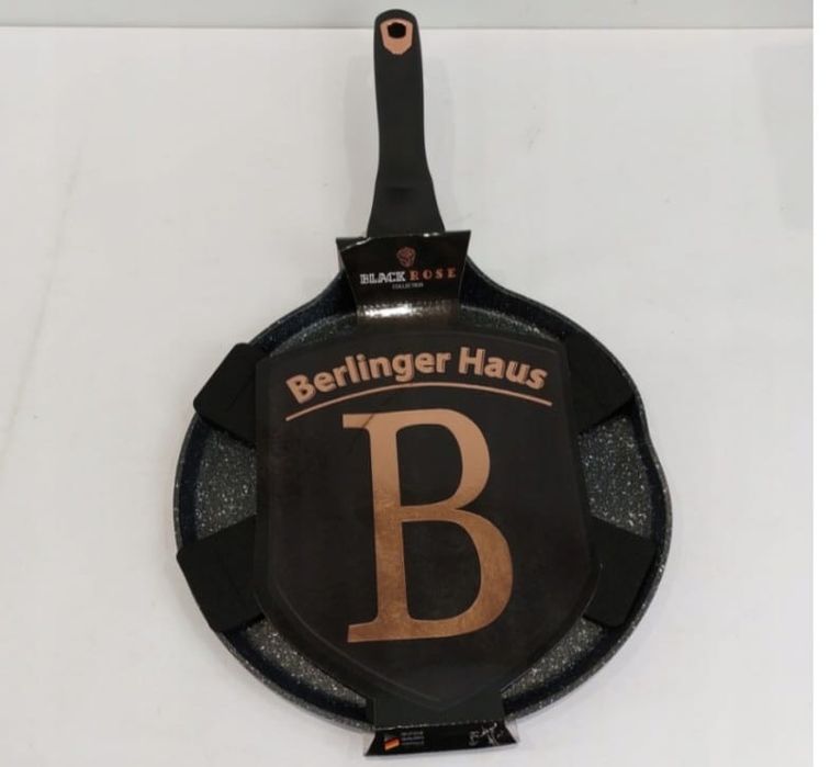 Patelnia do naleśników Berlinger Haus Black 28cm marmurowa