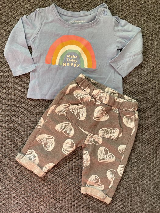 Комплект костюм набір реглан кофта і штани 62-68 3-6 міс