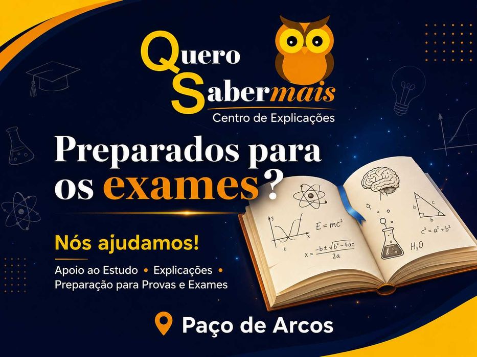 Explicações e Apoio ao Estudo | Paço de Arcos | 2.º Ciclo ao Ensino Superior
