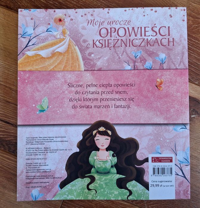 NOWA Książka dla dziewczynki Opowieści o Księżniczkach