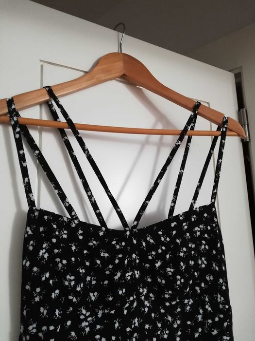 Vestido de alças, 100% algodão