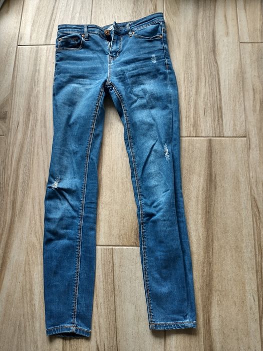 Spodnie jeansowe dziewczęce