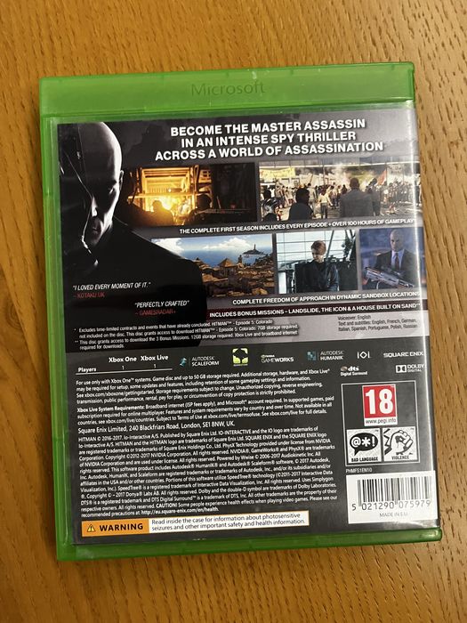 Gra Hitman Xbox One
