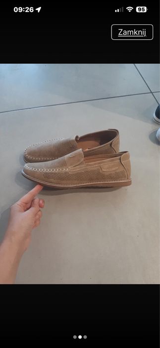 Mokasyny męskie NOWE