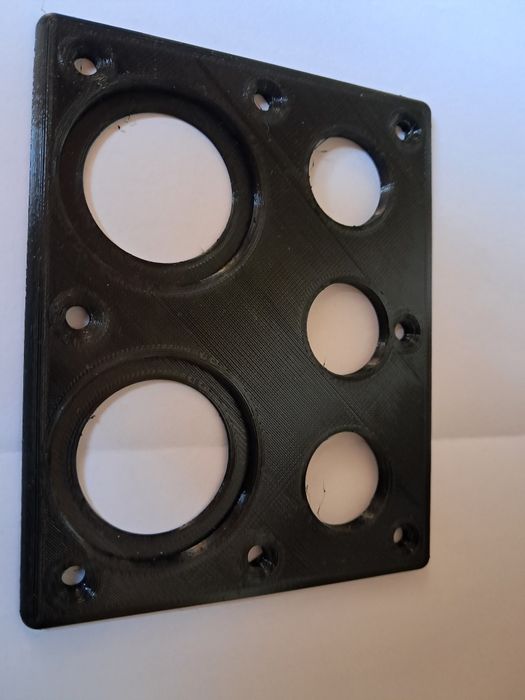 Panel sterujący przyciski gniazda usb 12v kamper kemping