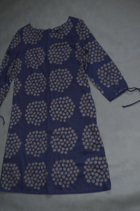 Marimekko sukienka bawełna satynowa 36 kieszenie