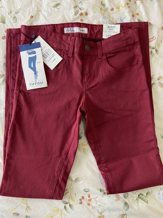 Calças bordô Tiffosi