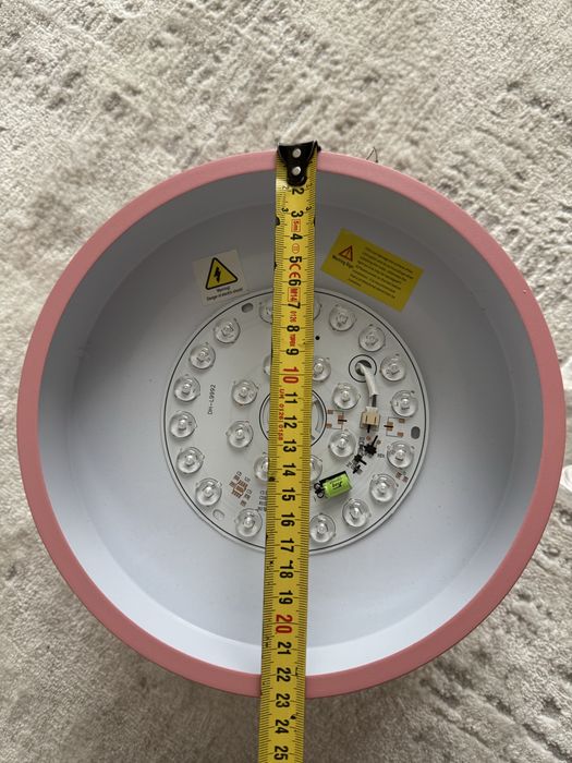 Lampa różowa plafon dziecięcy