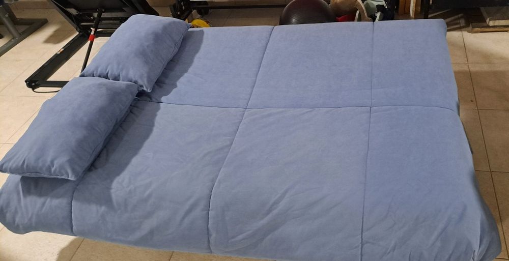 Sofá Cama Azul  180