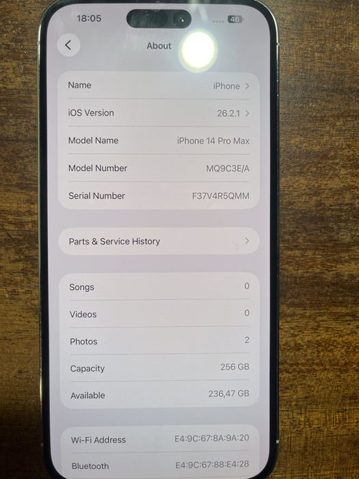 Iphone 14 pro max, com 2 semanas de uso