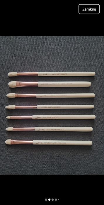 Pędzle do blendowania Jessup zestaw 7 szt