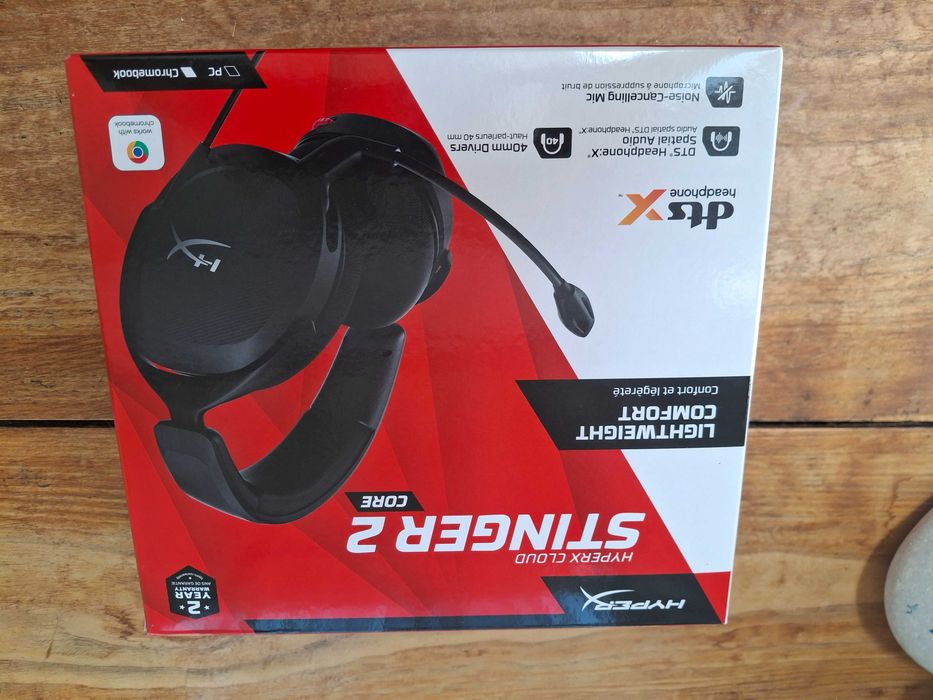 Headset Gaming HyperX Cloud Stinger 2 Core (PC - Preto)