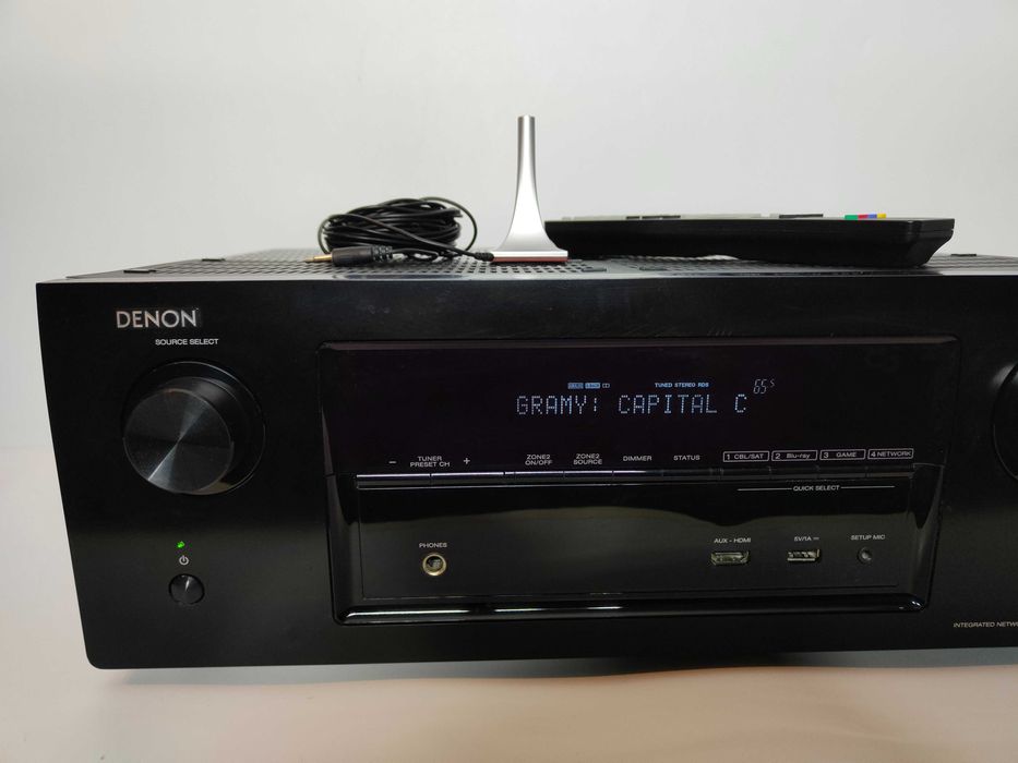 DENON AVR-X2000 amplituner z pilotem i mikrofonem