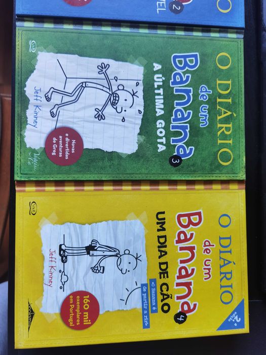 Livros "O diário de um Banana"