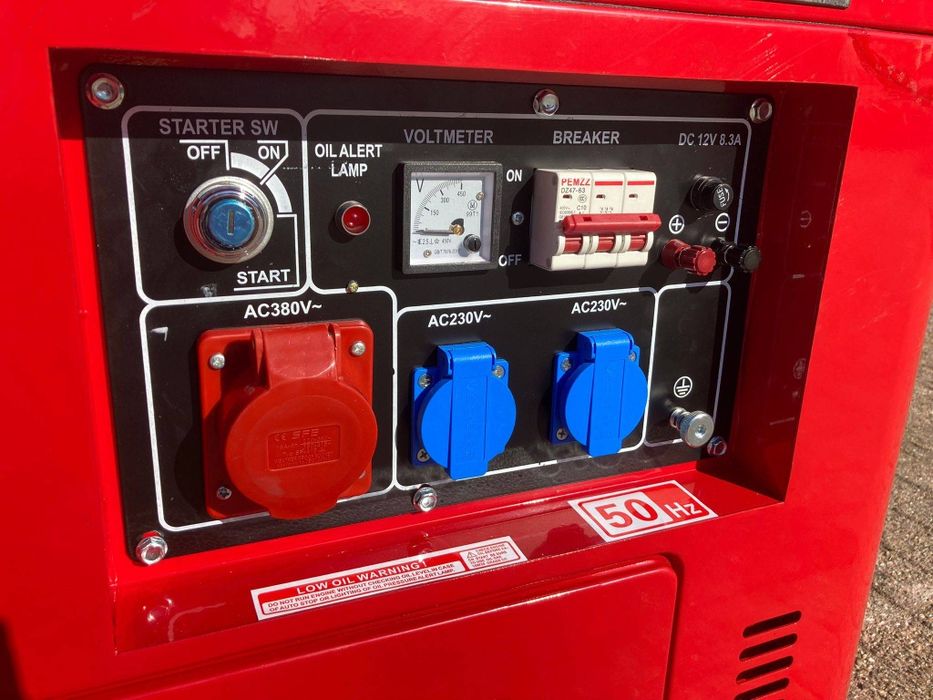 GERADOR DIESEL Monofásico e trifásico 8500W

- Monofásico e trifásico