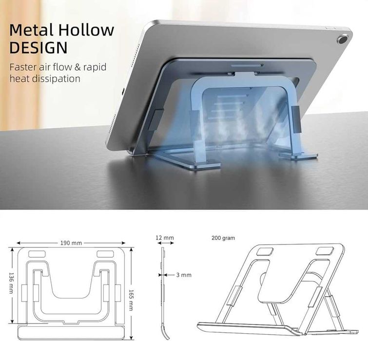 Podstawka pod Laptopa / Tablet Yangkelly – Regulowana i Składana