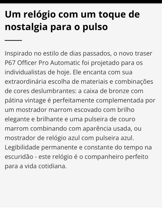 P67 Officer Pro Automático Preto - 108075