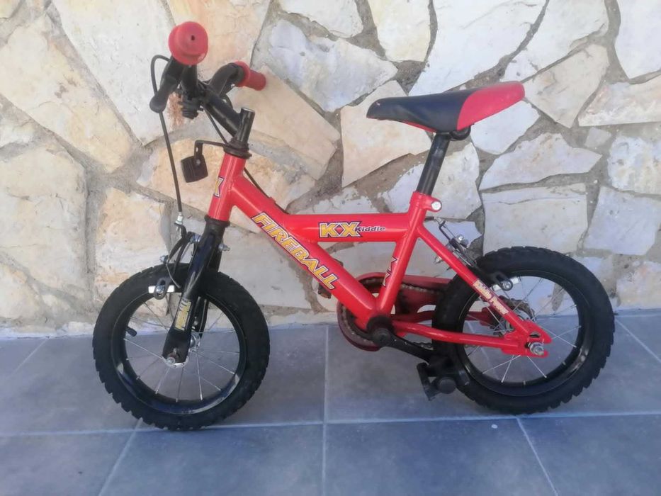 Bicicleta Criança Roda 12" KX Kiddie com Rodinhas de Apoio (Dos 2 aos 4 anos)